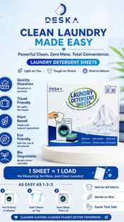 Laundry just got smarter! 🧺✨

Say goodbye to bulky detergen