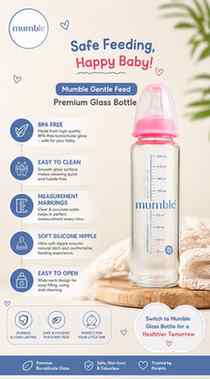 Looking for a safer feeding bottle for your little one? 💕
W