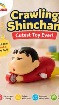 Watching my little one crawl after this adorable toy is the 