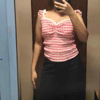 Perfect top for date...!!!
#sheinverse