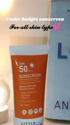 This sunscreen is perfect and under budget 💕✨
@littledews_s