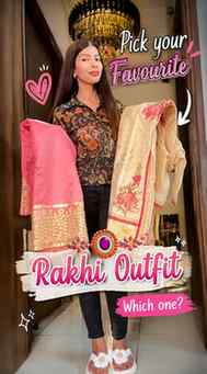 Pick your favourite Rakhi outfit 🩷🎀 Which one are you choo