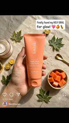 Foxtale Super glow papaya facewash 🧡🌟
#instagram #skincare