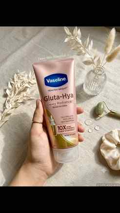 Vaseline gluta hya serum lotion 🩷✨
#instagram #skincarerout