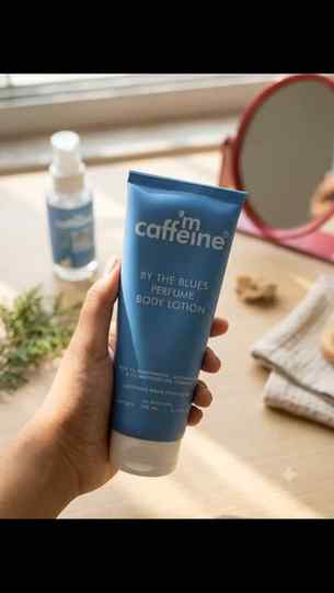 M caffeine perfume body lotion 🩵
#skincareroutine  #instagr