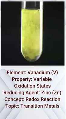 Vanadium Color Change 😱🎨 | Zinc Reduction | Transition Met