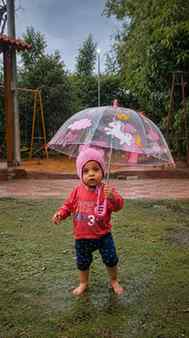 Rainy days are best for two things: napping and playing in p