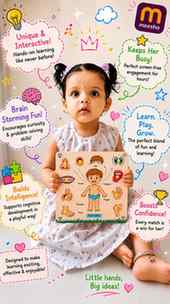 I found this wooden puzzle game for my child and she's obses