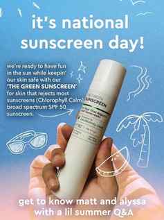 Use sunscreen everyday 😁