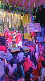 Radha Krishna Dance #jagran #radhakrishna