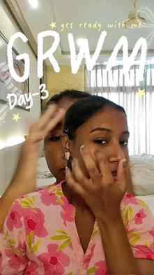 `Day 3 of getting ready with me ✨ honestly idk what I'mma do