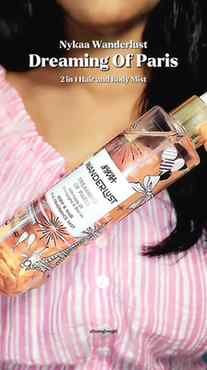 #Ad β¨ Nykaa Wanderlust Dreaming Of Paris Hair & Body Mist π