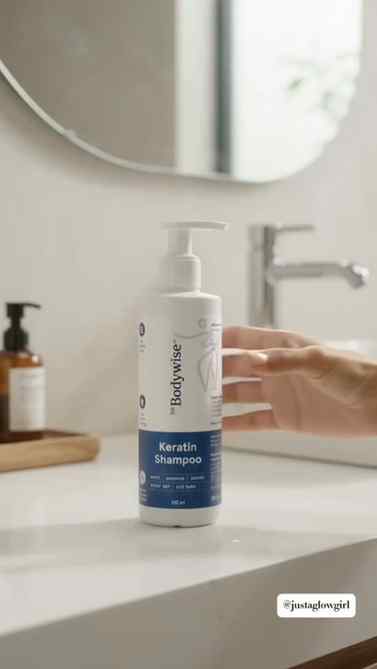 My simple haircare routine with the Be Bodywise Keratin Sham