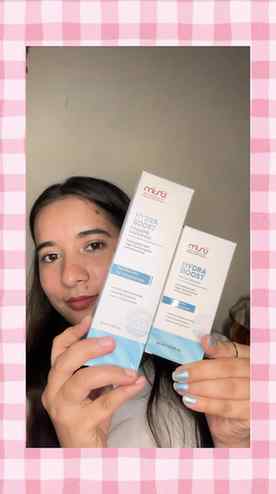 Been trying the Hydra Boost Foaming Facewash + Serum by @mis