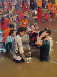 Feeling like purification of body, mind and soul.
Har Har Ma