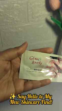 Glow & Lovely Glass Bright β¨π A lightweight gel creme for t