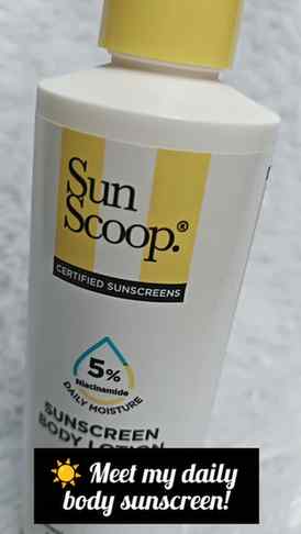 βοΈ My daily body sunscreen essential! SunScoop Sunscreen Bod