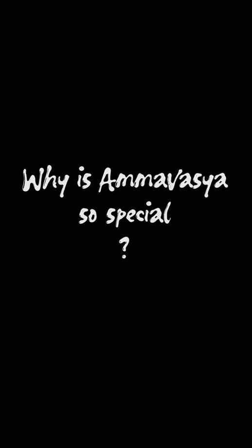 Why is Amavasya so special? 🌑🔱
Because it’s a day to seek