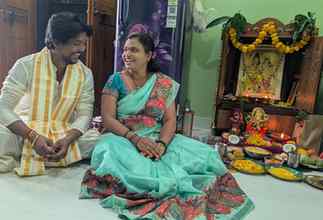 Me, Him and Bappa❤️
#ganeshchaturthi #familytimes❤️ #husban