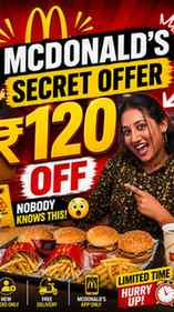 Got my McDonald’s order at a crazy price 🍟
Use code OFF362