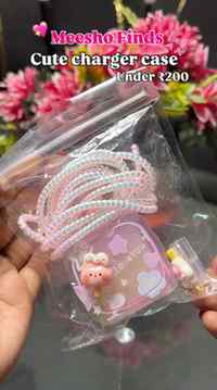 Comment for “Link” 🎀🥹
Cutest charger case just ₹182/-
.
.