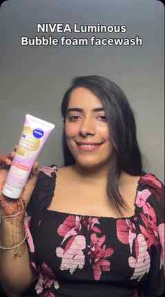 “#Ad NIVEA has completely refreshed my daily skincare ritual