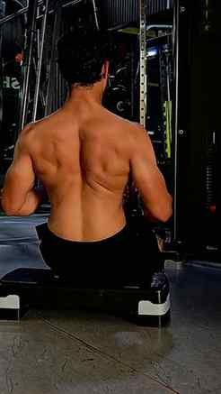 Seated rowing for thick and huge back 
Try this 
Slow and co