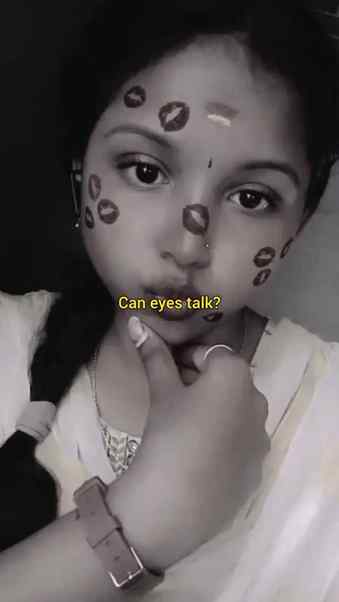 “Eyes can talk?” 👀
Yes… sometimes one look says everything 