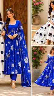 🌸 Beautiful Women’s Printed Anarkali Dress 🌸
✨ Elegant flo