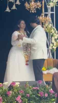 Robin and Jerusha wedding frame 💖🎉 God bless you both