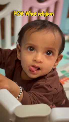 The only religion I'm teaching my child?
Kindness. Humanity