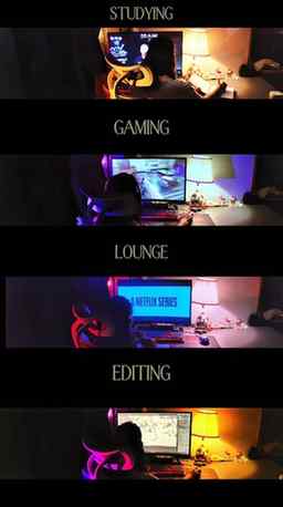 One desk, four different personalities. Get you a space that