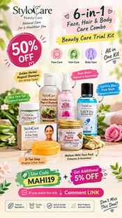Complete skincare + haircare solution! W From
deep cleansing