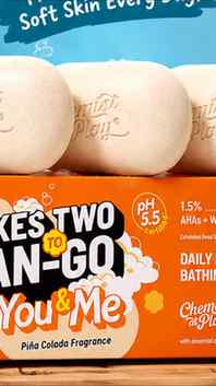 Chemist at Play Takes Two to Tan-Go bathing bar 🧼🥰 Tan-go 
