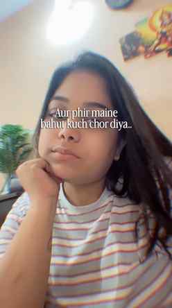 Sab chor diya….
[relatable, relatable content, qoute, trend