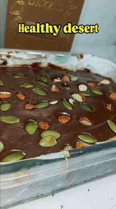 Craving for desert just try this healthy+home-made
& easy to