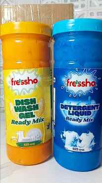 Detergent and Dish Wash Gel for 2 months by
@fressho.clean
.