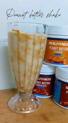 Peanut butter shake
Taste + Health
Peanut butter by @realfi