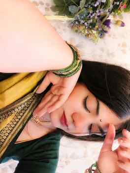 चंद्रकोर भाळी, नथ नाकी… अन् मराठमोळं रूप खुललं. 🌙✨
#marath