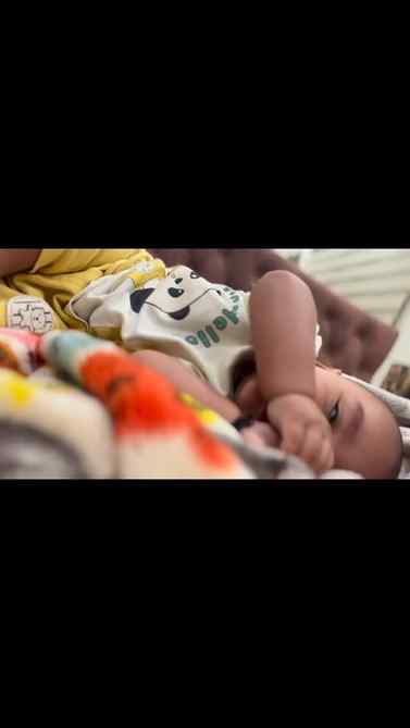 A sound of joy . How fast our baby is growing#kuchikubrother