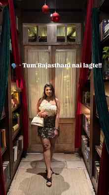 #instagram Rajasthani hoon… bas roz ghaghra pehen ke nahi gh