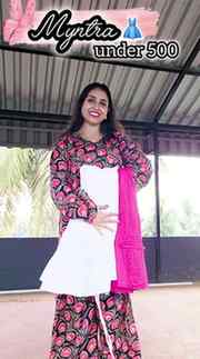 "Stop scrolling! ₹500 ke andar itna pretty outfit? 😍"#viral