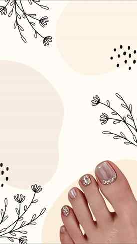 “₹200-something mein salon wali toes?! 👀”#viralpost #trendi