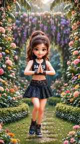 Cute miniature girl....💃💃💃
#wow
#krishnarawat
#sawan