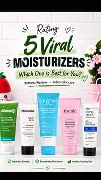 ✨ Looking for the perfect moisturizer? 🤔💙
I tested 5 of th
