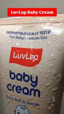 Baby cuddles feel even softer with LuvLap Baby Cream. ♥️
In