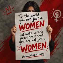 She is not “just a woman.”
She is a voice, a dreamer, a lead