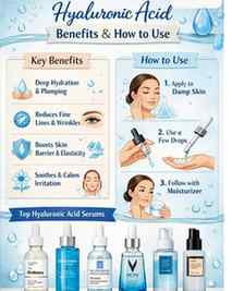 Hydration Hero: Hyaluronic Acid
Say hello to plump, dewy s