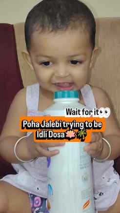 Czz it's trending🌴
When Poha Jalebi meets Idli Dosa 😂♥️
W