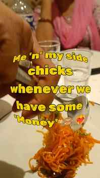 My side chicks are the best.... Just a less foodie than me.�